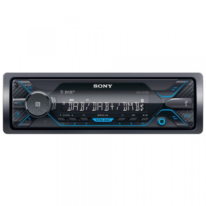 Sony DSX-A510BD, bilstereo med Bluetooth och DAB+ i gruppen Bilstereo / Bilstereo enkeldin hos CD Bilradio (120DSXA510BD)