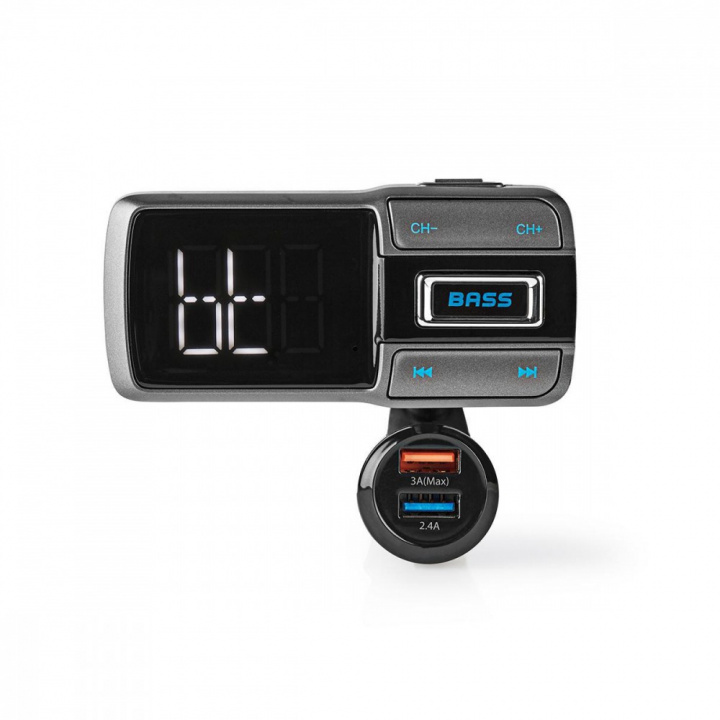 NEDIS FM-sändare för bil i gruppen Smartphone i bil / Bluetooth hos CD Bilradio (176CATR101BK)