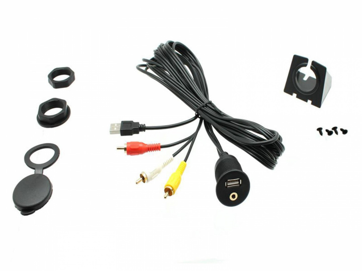 3.5mm Aux & USB-anslutning till RCA/USB i gruppen Bilstereo / Tillbehör / AUX / USB / iPhone kablar mm hos CD Bilradio (701CT29AX19)