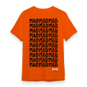 Orange GAS MAD T-shirt, large