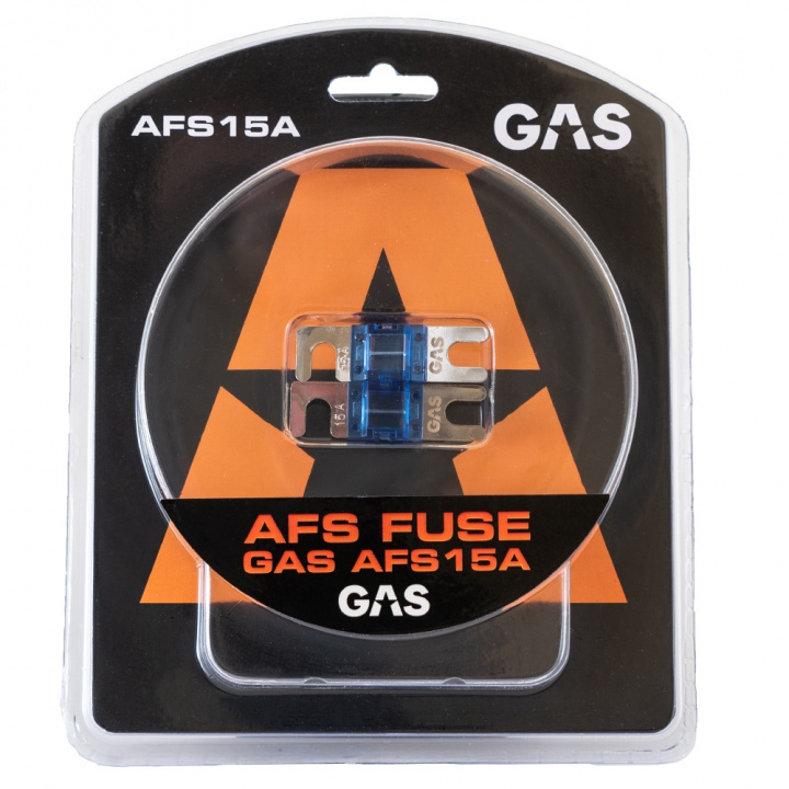 GAS 2-pack AFS-säkring, 15A i gruppen Kampanjer / Utförsäljning GAS tillbehör hos CD Bilradio (910AFS15A)