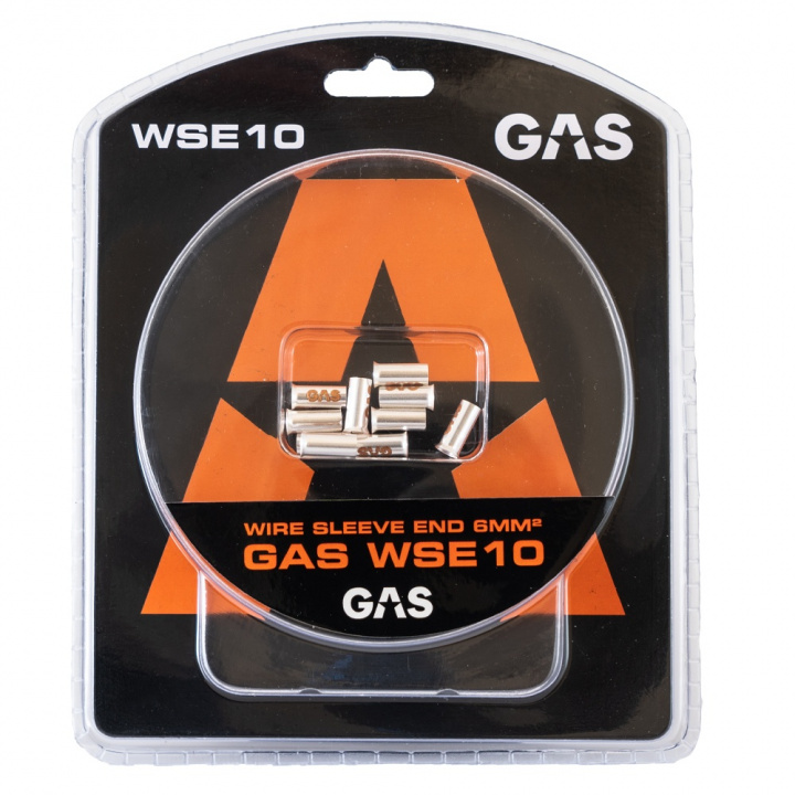 GAS 10-pack änd-/kabelhylsor, 6mm²-kabel i gruppen Kampanjer / Utförsäljning GAS tillbehör hos CD Bilradio (910WSE10)