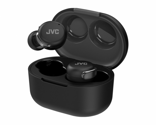 JVC HA-A30T kompakta trådlösa in-ear hörlurar med brusreducering, svart