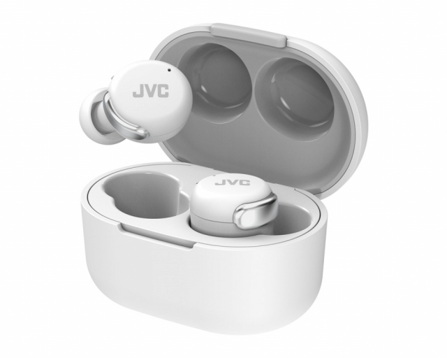 JVC HA-A30T kompakta trådlösa in-ear hörlurar med brusreducering, vit