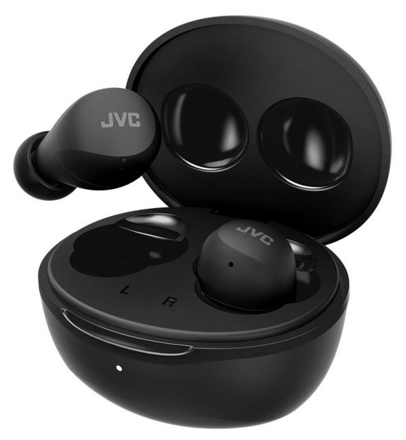 JVC HA-A6T Gumy Mini trådlösa in-ear hörlurar, svart