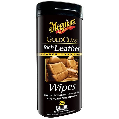 Meguiars Gold Class Rich Leather Wipes