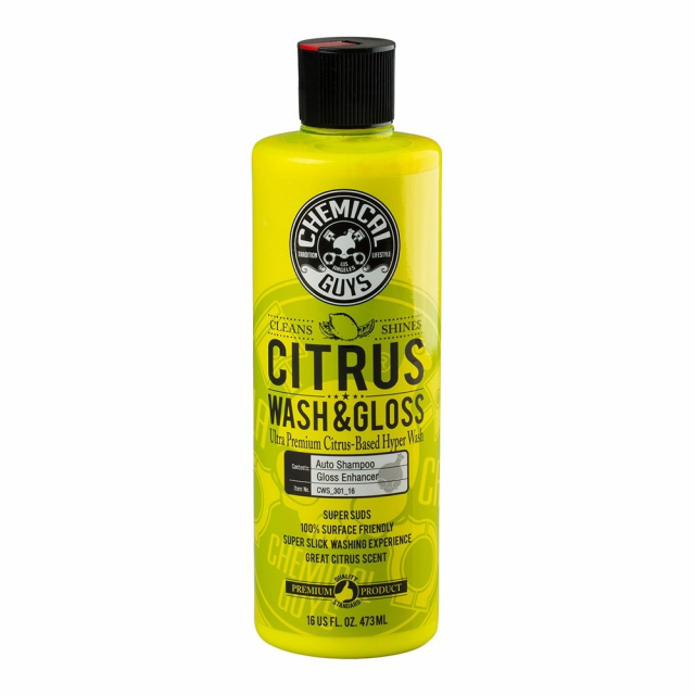 Chemical Guys Citrus Wash & Gloss bilschampo, 473 ml