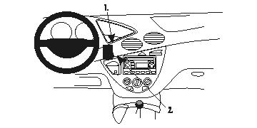 Brodit Förstärkt ProClip, Ford Focus 99-04 99-04
