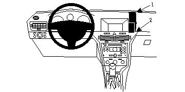 Brodit Förstärkt ProClip, Opel Astra 04-09 04-09