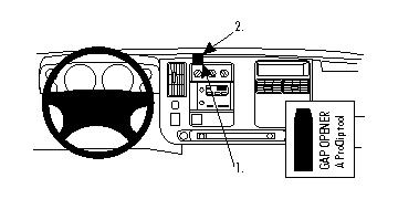 Brodit Förstärkt ProClip, GMC Van 03-07