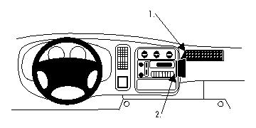 Brodit Förstärkt ProClip, Chevrolet Van 96-02