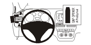Brodit Förstärkt ProClip, Fiat/Opel 10-18