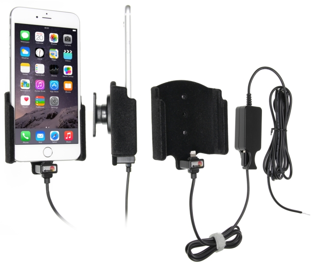 Brodit Aktiv hållare för fast installation, Apple iPhone 6S Plus/7 Plus/8 Plus/Xs Max
