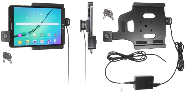 Brodit Hållare med nyckel-lås, Samsung Galaxy Tab S2 8.0 SM-T713 /SM-T719