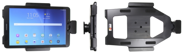 Brodit Hållare med fjäder-lås, Samsung Galaxy Tab E 9.6