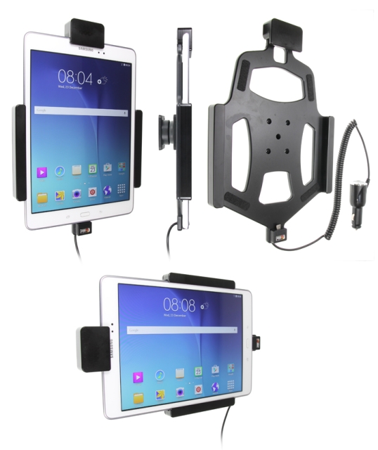 Brodit Hållare med fjäder-lås, Samsung Galaxy Tab A 9.7