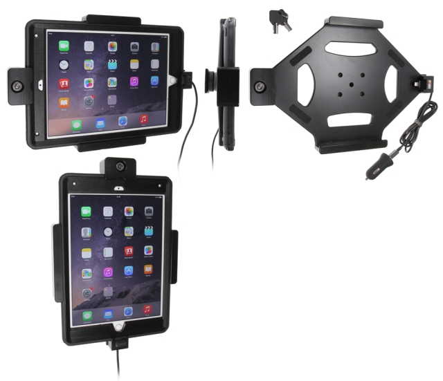 Brodit Hållare med nyckel-lås, Apple iPad Air 2 (A1566, A1567)