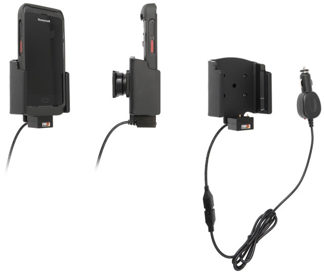 Brodit Aktiv hållare med cigg-kontakt, Honeywell CT40/CT40 XP