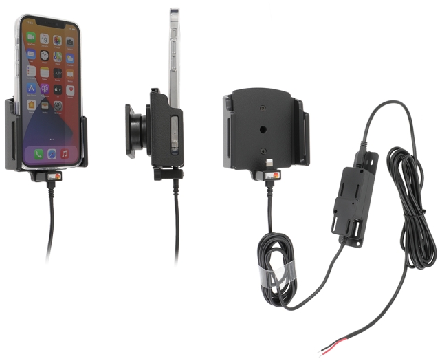 Brodit Aktiv hållare för fast installation, Apple iPhone 12/12 Pro/13/13 Pro/14 Pro