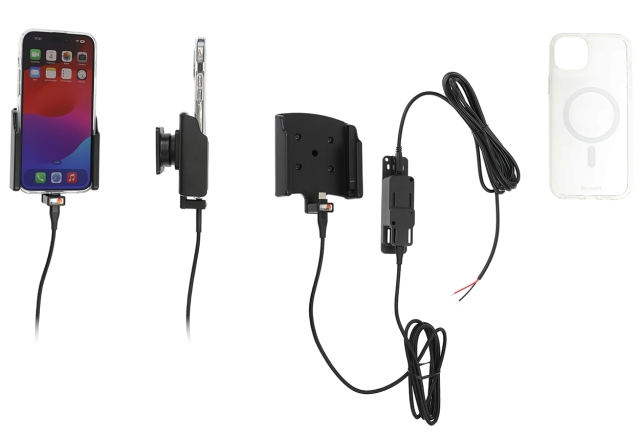 Brodit Mobilskal med Aktiv hållare för fast installation, Apple iPhone 15 Plus