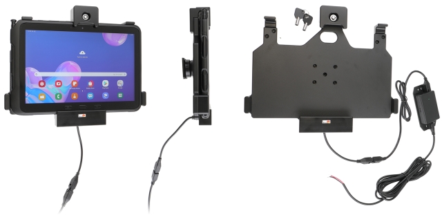 Brodit Hållare med nyckel-lås, Samsung Galaxy Tab Active Pro T540/T545/T547/T547U