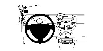 Renault Twingo 08-12, Vänster 08-12