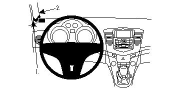 Chevrolet Cruze 09-14, Vänster 09-14