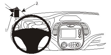 Brodit ProClip, Renault Captur 14-19 14-19