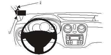 ProClip Monteringsbygel Dacia Dokker/Lodgy 14-15, Vänster 14-21