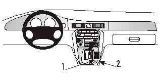 Brodit ProClip, Jaguar XJ8/XJR 98-03 98-03