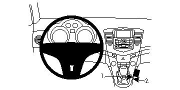 Chevrolet Cruze 09-14, Konsol 09-14