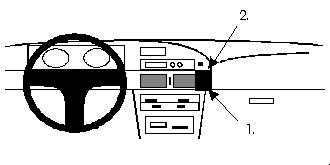 Brodit ProClip, Toyota Corolla 88-92 88-92