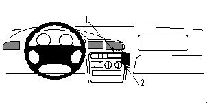 Brodit ProClip, Peugeot 406 96-03