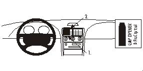 Ford Mustang 95-04, Centrerad 95-04