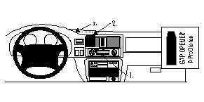 Opel Frontera 99-03, Centrerad 98-03