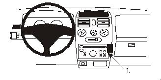 ProClip Monteringsbygel Opel Agila 00-06, Vinklad 00-06