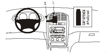 Chrysler Voyager 01-07, Centrerad 01-07
