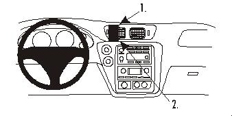 Chevrolet Trail Blazer 02-09, Centrerad 02-09