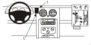 Brodit ProClip, Jeep Cherokee 02-08
