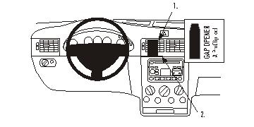 Ford Transit Connect/Tourneo Connect 03-09, Centrerad 03-09