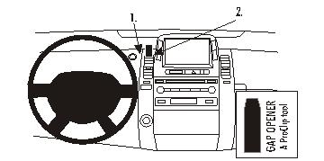 Toyota Prius 04-09, Centrerad 04-09