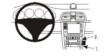 Brodit ProClip, Porsche 911/Boxster (Type 987)/Carrera 911S/Cayman (Type 987) 04-12