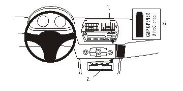 ProClip Monteringsbygel BMW Z4 03-08, Vinklad 03-08