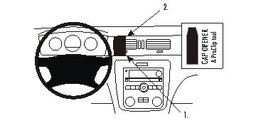 Chevrolet Impala 06-13, Centrerad 06-13