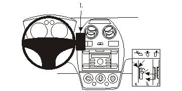 Ford Fiesta 06-08, Centrerad 06-08