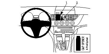 BMW Z4 09-15, Centrerad 09-16