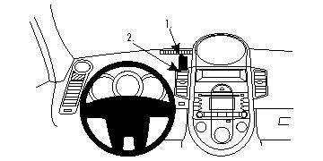Kia Soul 10-13, Centrerad 10-13