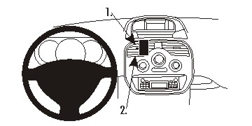 ProClip Monteringsbygel Renault Kangoo 13-15, Centrerad 13-21