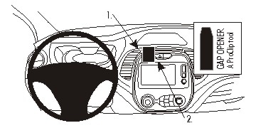 Brodit ProClip, Renault Captur 14-17 14-17