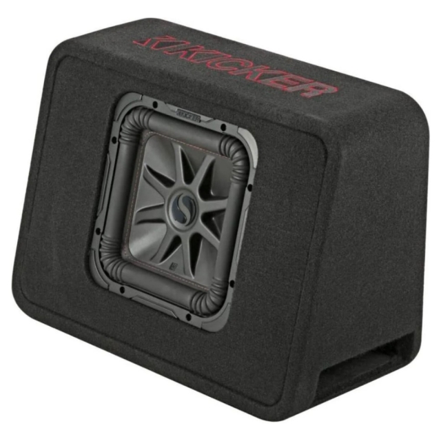 Kicker Solo-Baric TL7R102, slimmad portad 10 tums baslåda, 2 ohm